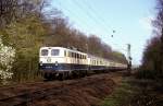 br-110-e-10 110 237  bei M�hlacker  13.04.91