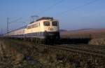 br-110-e-10 110 154  bei Ensingen  02.12.89