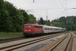 br-110-e-10 110 223 mit IC 1284 am 18.07.2010 in A�ling.