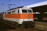 111 164-0 Anfang der 80iger Jahre in Hamm/Westf. (Diascan)  ...