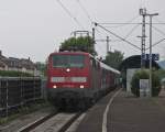 111 048-5 am 2. Juni 2010 in Denzlingen au�erplanm��ig auf ...