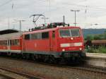 Am 24.07.10 setzt sich 111 172-3 von Lichtenfels nach Sonneberg ... Am 24.07.10 setzt sich 111 172-3 von Lichtenfels nach Sonneberg ...