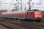 Die 111 155 in M�nchengladbach Hbf , am 11,11,09  ...