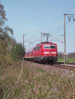 111 132-7 mit RB ...  Date Jan de Vries 03.03.2010
