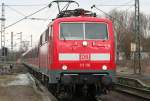 Die 111 116 zieht ...  Eric Otten 17.03.2010