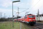 111 134 mit einem RE nach Braunschweig in Lehrte am ...