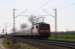 111 188 schiebt eine RB von Frankfurt(Main)Hbf nach Heidelberg Hbf.Am ...