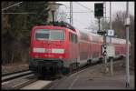 RE4 bei der Ausfahrt ...  Pascal Sch�ne 12.04.2010