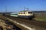 BR 111 mit Zugen 111 071  bei Eutingen  06.03.00