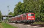 Nachschuss auf den RE10427 auch Aachen nach Dortmund mit Schublok ...