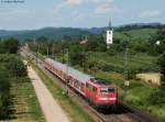 BR 111 mit Zugen 111 061-8 mit der RB 31109 (Offenburg-Basel Bad Bf bei Denzlingen 6.7.10