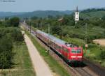 BR 111 mit Zugen 111 054-3 mit dem RB 31105 (Offenburg-Basel Bad Bf) bei Denzlingen 14.7.10