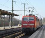 111 136-8 verl�sst Lehrte ...  Thomas Flebbe 05.03.2011