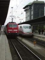 Eine BR 111 mit ...  Daniel Oster 17.04.2011