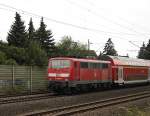 111 089 schiebt einen ...  Thomas Flebbe 15.07.2011