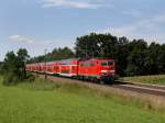 Die 111 053 mit ...  Christian Maier 24.08.2011