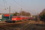 111 155 mit dem RE 4 nach Aachen Hbf bei ...