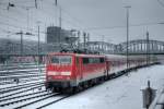 111 053 am 28.01.12 in M�nchen Hbf  ...