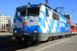 Die 111 017  Bahnland ...  C. Eisenschink 27.12.2011