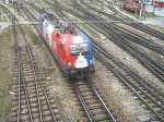 br-1116 1116 003-3 EM-Frankreich im Vorfeld des Wiener Westbahnhofes am 21.03.2008