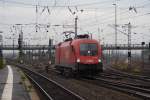 1116 055-3 (�BB) als Lz in Mainz-Bischofsheim am 14.11.2009  ...