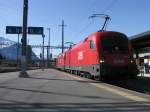 1116 119 und 1116 109 fahren am 7.April 2010 an ...