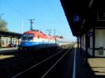1116 108-0 (Kroatien-EM-Lok) f�hrt durch Wien H�tteldorf am 18.10.2008  ...