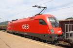 1116 252-6 am 11.Juni 2010 im Bf. Knittelfeld.  ...