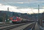 1116 188 mit einem der wenigen Güterzüge an diesem 22.02.2010 ... 1116 188 mit einem der wenigen Güterzüge an diesem 22.02.2010 ...