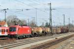 Ex-Euromotion 1116 264 am 20.03.10 in Trudering Richtung M�nchen-Nord  ...
