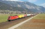 1116 067-8 mit einer ROLA zum Brenner am 26.03.2010 bei ...