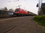 br-1116-vor-guterzugen �BB Taurus 1116 bein der durchfahrt durch den Bonner Hbf am 20.4.10