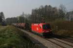 Die ex Spanien Lok 1116 232 mit einem gemischten G�terzug ...