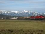 Hier ein langer G�terzug ...  S. Emir 19.03.2010