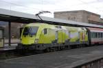 1116 033-0, der Telekom-Austria-Taurus bei der Einfahrt mit EC 113 ... 1116 033-0, der Telekom-Austria-Taurus bei der Einfahrt mit EC 113 ...