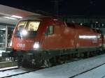 br-1116-vor-personenzugen 1116 105 mit CNL 485 am 30.01.2010