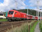 1116 209-6 mit REX 1502 Schwarzach-St. Veit-Innsbruck Hbf bei Kitzb�hel ...