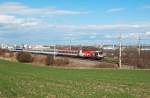 1116 246 Bundesheer bespannte am 28.03.2010 den EC 103 Polonia  ...