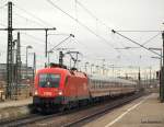 1116 229-4 f�hrt am 21.03.10 mit dem IC 2082 K�nigssee  ...