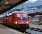 1116 114-8 steht mit dem IC 749 Innsbruck - Salzburg ...