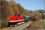 Seit Oktober 2009 erstrahlt die 112 708 der Regio-Infra-Service-Sachsen wieder ...