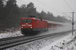 112 132 mit dem RE nach Wolfsburg am 18.12.2009 in ...