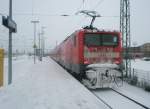 Hier 112 123 mit einem RE3 von W�nsdorf-Waldstadt nach Schwedt/Oder, ...