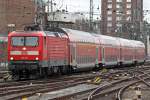 Die 112 137 in K�ln Hbf am 28,02,10  ...