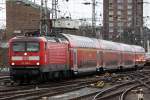 Die 112 156-5 bei der Einfahrt in K�ln Hbf am ...