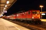 Tags�ber steht der RE1 aus Eisenh�ttenstadt bzw. Frankfurt/Oder immer sehr ...