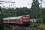112 129-2, beim verlassen von Lehrte am 24.06.10  ...