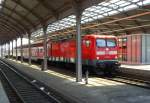 DB 112 138 mit der RB 36022 nach Magdeburg Hbf, ...