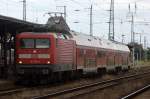 BR 112 112 174-8 kam mit dem RE 36070 in Stendal an und fuhr sp�ter als RE 36055 zur�ck nach Magdeburg. 30.07.2010