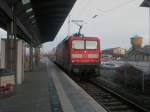 Hier 114 036-7 mit einem RE3 von Elsterwerda nach Schwedt/Oder ...